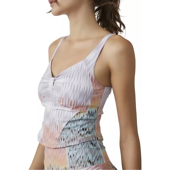 FP Movement by Free People Kindred Spirit Printed Tank Misty Plum Sunspace Combo - Picture 3 of 16